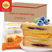 [FREESHIP TỪ 50K] Bánh Mì Sandwich Kẹp 3 hương vị siêu ngon - Snackseeker - Đồ ăn vặt Trung Quốc